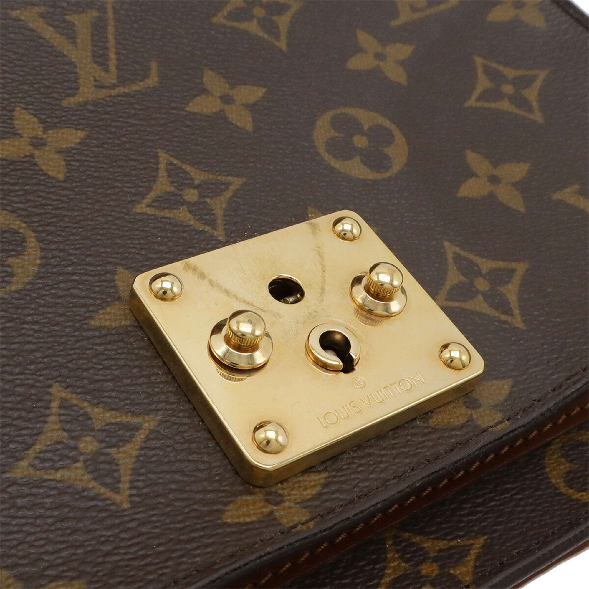 LOUIS VUITTON Louis Vuitton Monogram Montsouris 26 Second Bag Clutch Handbag Shoulder M51187