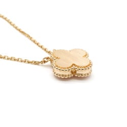 Van Cleef & Arpels Alhambra Necklace AU750 Pink Gold Sable 1PD 2015 Limited Edition VCAR05SY00