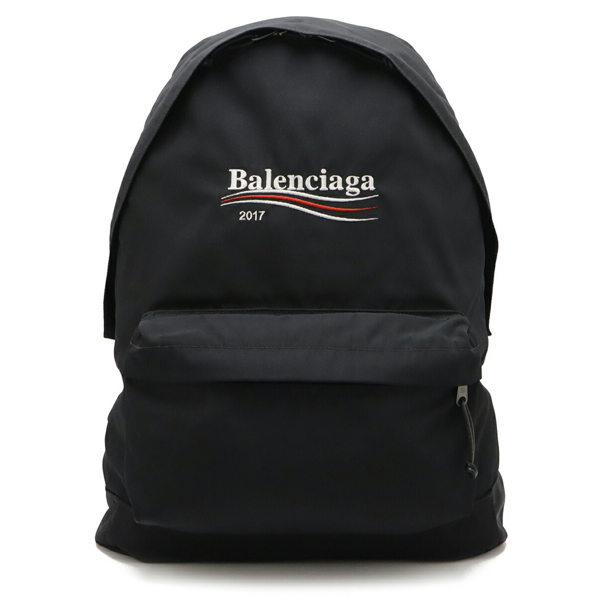 BALENCIAGA Explorer Backpack Rucksack Daypack Nylon Black 459744