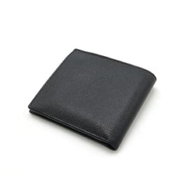 BVLGARI Classico Bi-fold Wallet for Men, Grained Leather, Black, 20253