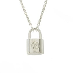 LOUIS VUITTON Louis Vuitton Pendant Silver Lockit UNICEF Necklace Ag925 Q93559