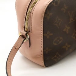 LOUIS VUITTON Louis Vuitton Monogram Santonge Shoulder Bag Pochette Tassel Leather Rose Poodle M44442