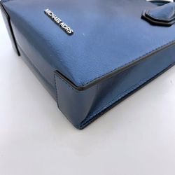 Michael Kors 2way Bag ec-20997 Blue 35H3GMPC0M Shoulder Leather MICHANEL KORS MK Women's