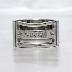 Gucci Ring ec-21087 Silver Size 19 Ag 925 GUCCI Plate Screw Men's