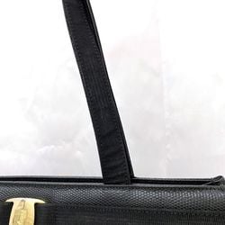 Salvatore Ferragamo Tote Bag ec-21364 Black Vara BK-21 Leather Ribbon