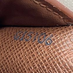 Louis Vuitton Card Case Organizer Deux Poche ec-21616 Brown Monogram M61732 Canvas CI5106 LOUIS VUITTON Holder Pass Folding