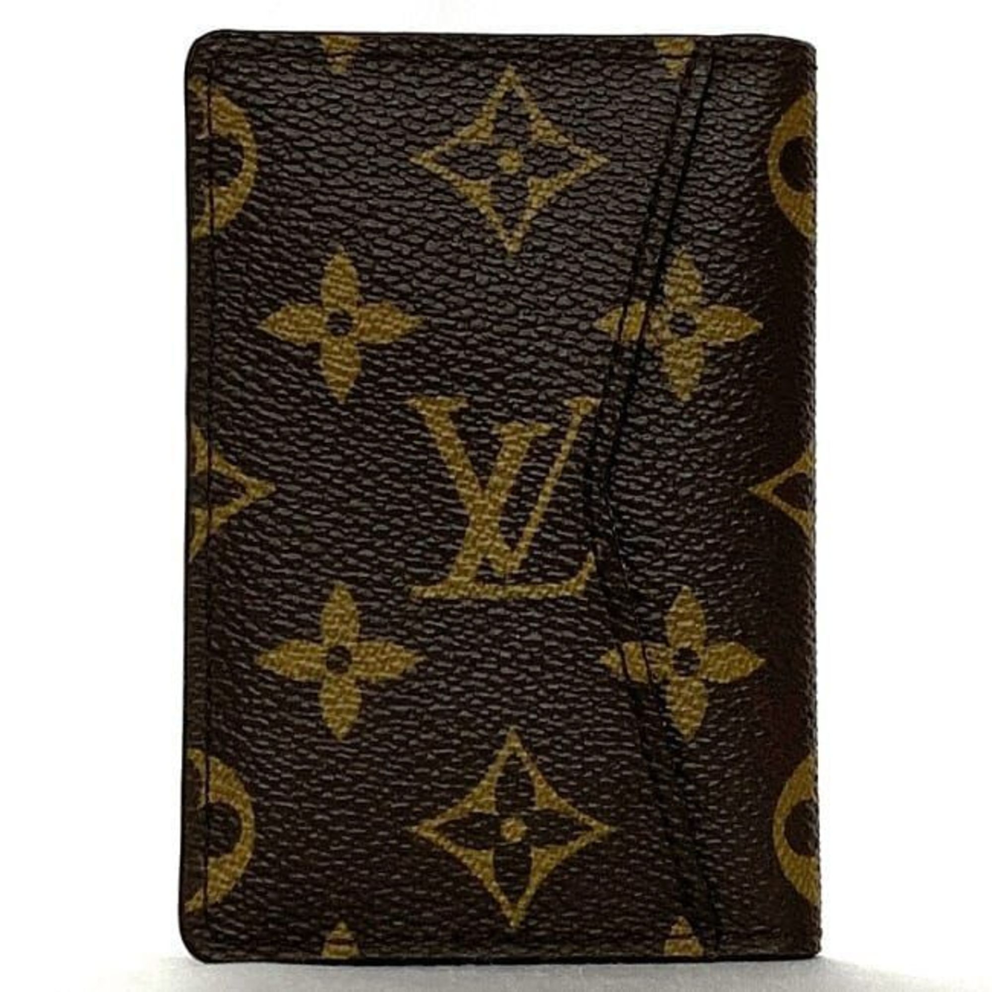 Louis Vuitton Card Case Organizer Deux Poche ec-21616 Brown Monogram M61732 Canvas CI5106 LOUIS VUITTON Holder Pass Folding