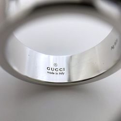 Gucci G-Cut Ring ec-21577 Silver 032661 09840 8106 Size 19.5 Ag 925 GUCCI Cut