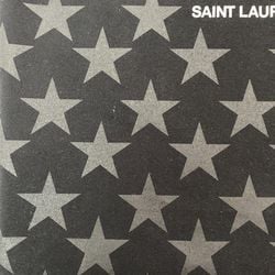 Saint Laurent Tote Bag ec-21485 Black Grey STARS TOTE Star Canvas SAINTO LAURENT PARIS Eco Women's