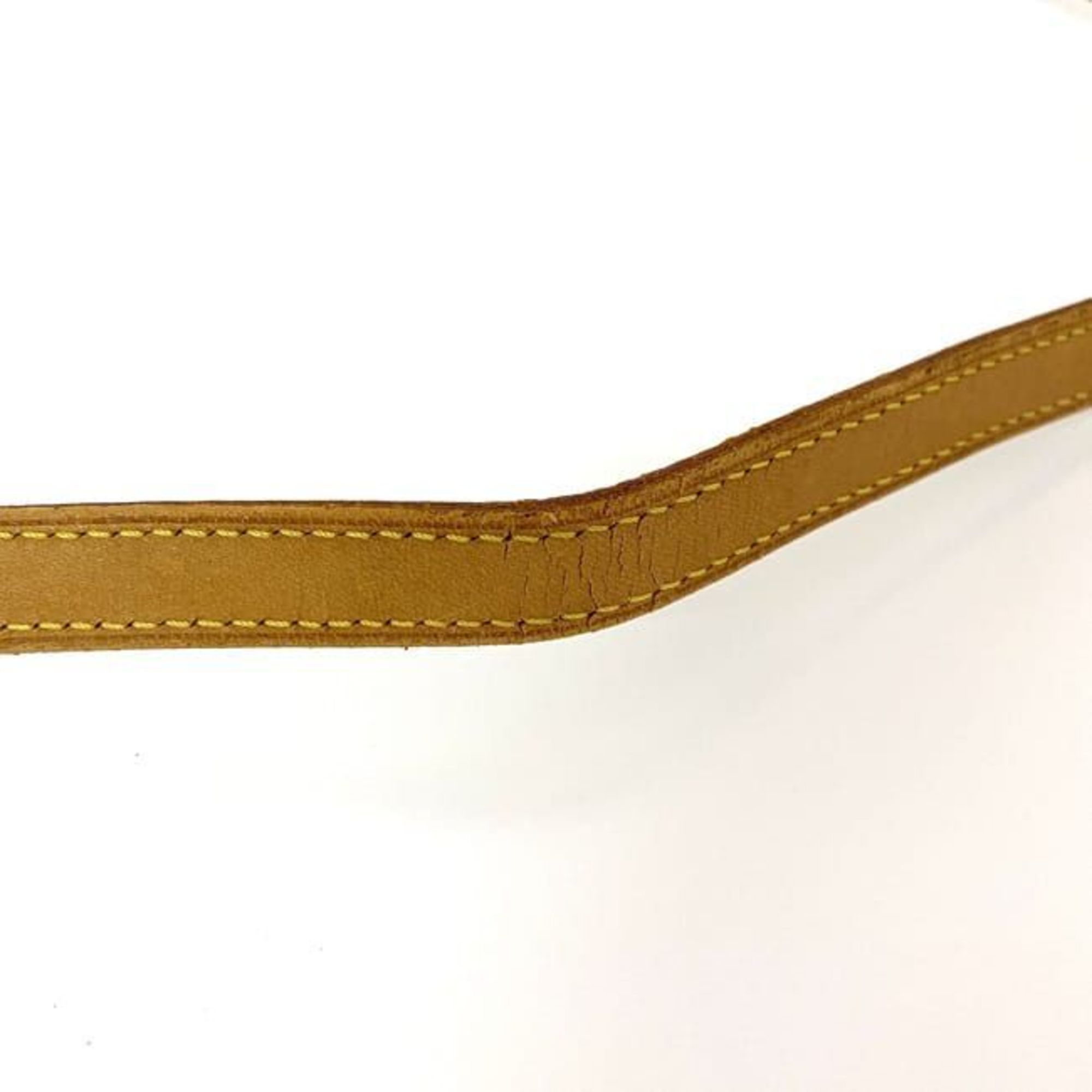 Louis Vuitton Shoulder Strap ec-21461 Beige 100cm Tanned Leather GP LOUIS VUITTON Retrofit 2-way Women's Bag Only LV