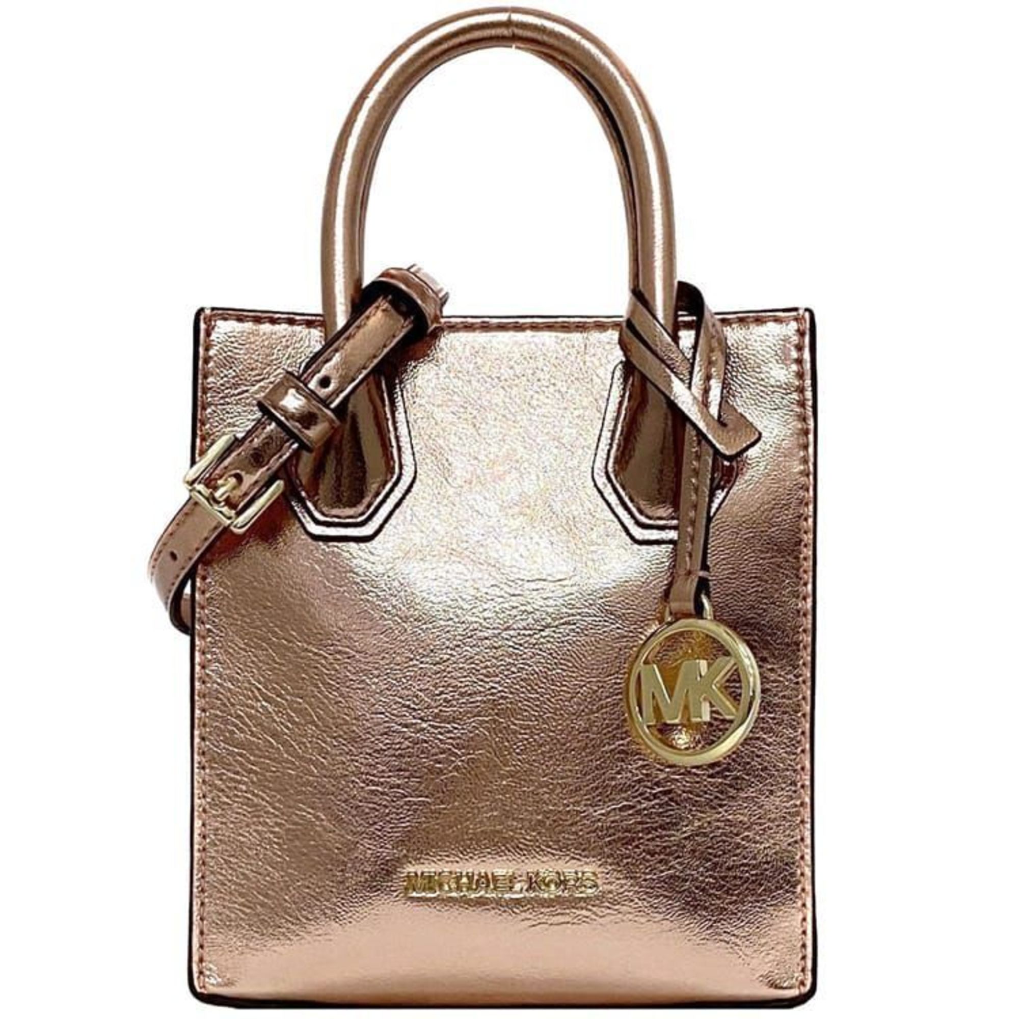 Michael Kors 2way Bag ec-20998 Pink Gold 35H3GMPC0M Shoulder Leather MICHANEL KORS MK Women's