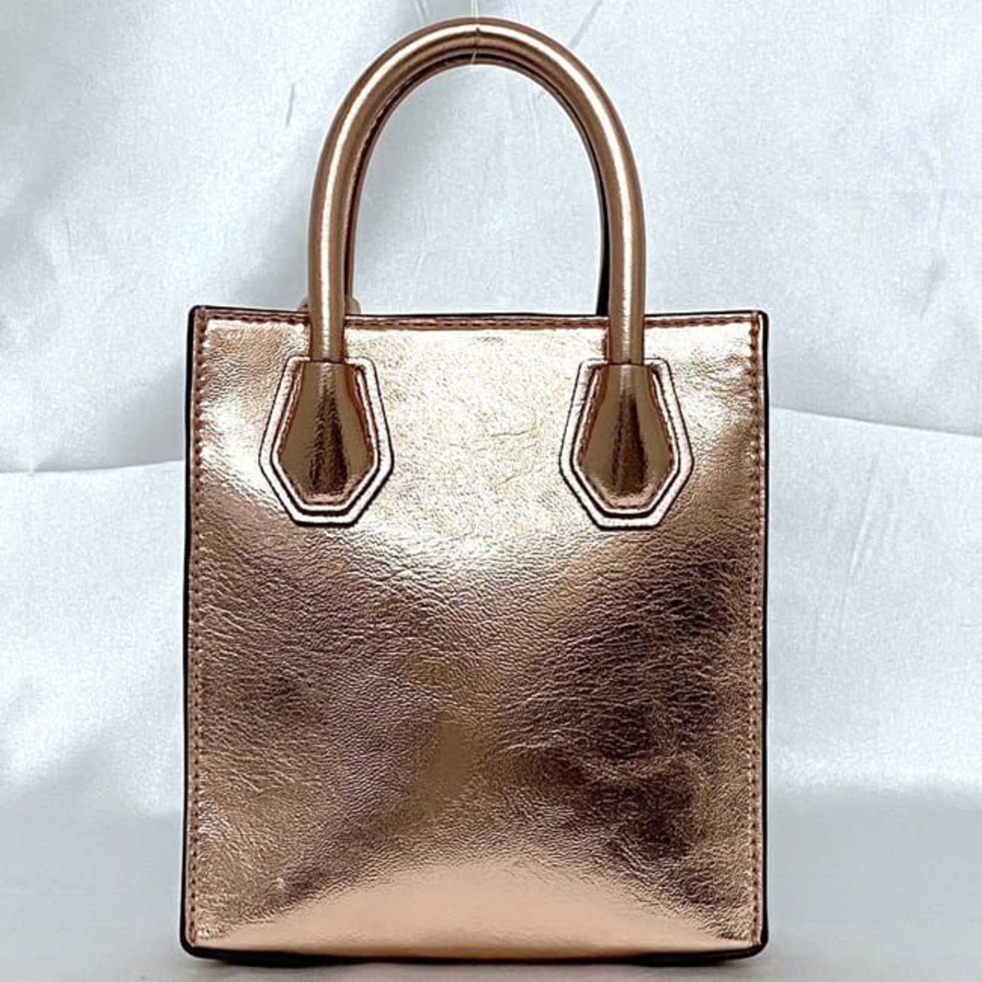 Michael Kors 2way Bag ec-20998 Pink Gold 35H3GMPC0M Shoulder Leather MICHANEL KORS MK Women's