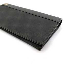 Dunhill Bi-fold Long Wallet ec-21175 Dark Brown Oxford L2H710B PVC Leather dunhill Plate Folding Men's