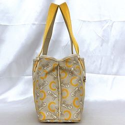 Celine Tote Bag ec-21549 Beige Yellow C Macadam PVC Leather SIS0/46 CELINE Women's