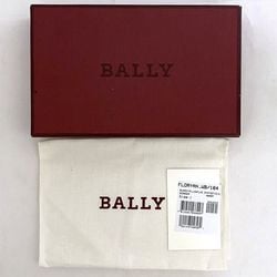 Bally Keychain ec-21483 Black Neon Green FLORYAN.WB/164 Strap Nylon Leather BALLY Tag Keyring Bag Charm Color