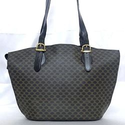 Celine Tote Bag ec-21465 Black Brown Macadam PVC Leather CELINE Women's