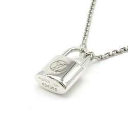 LOUIS VUITTON Louis Vuitton Pendant Silver Lockit UNICEF Necklace Ag925 Q93559