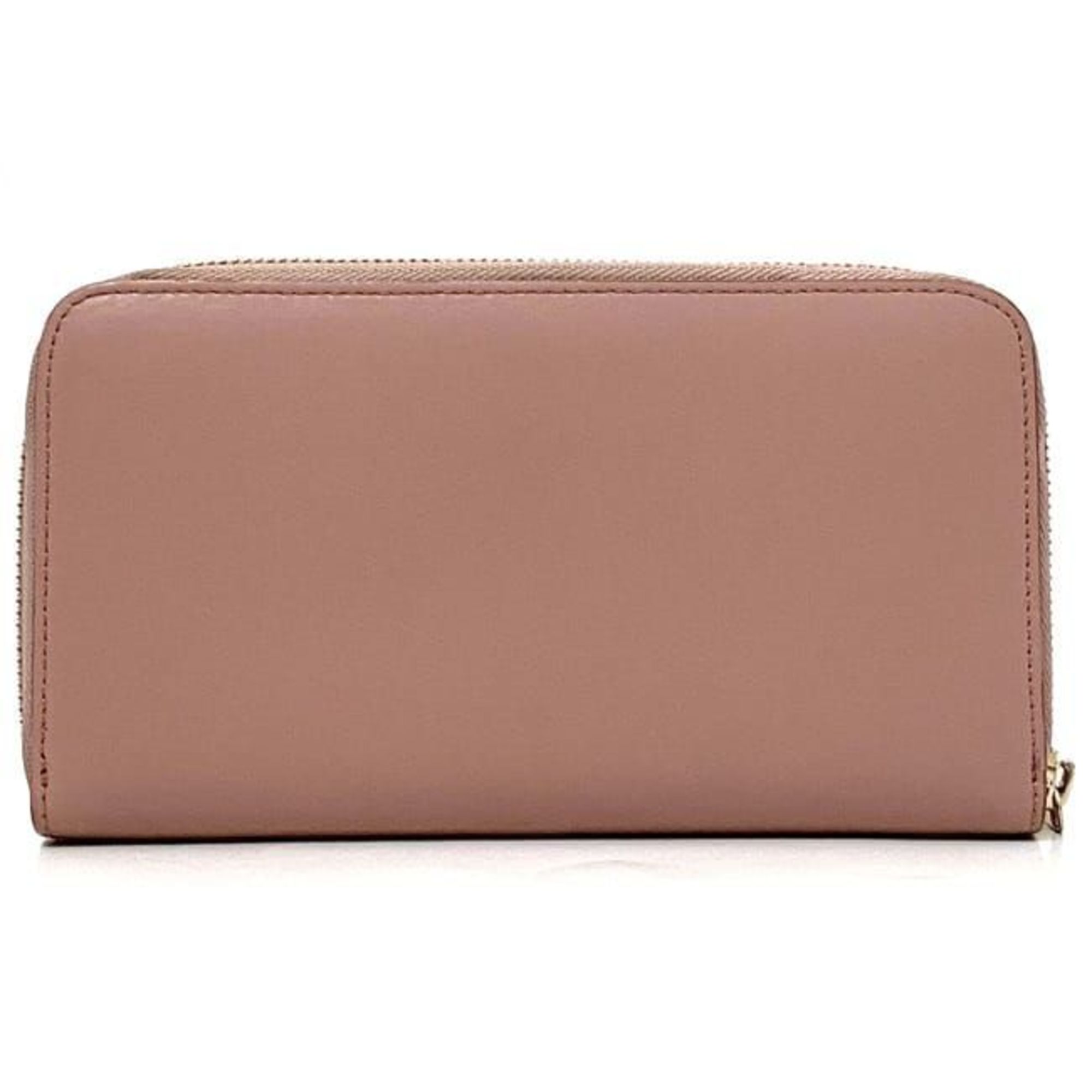 Salvatore Ferragamo Round Long Wallet ec-21064 Pink Gancini Leather Women's