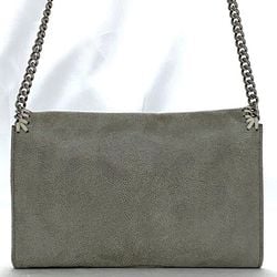 Stella McCartney Chain Shoulder Bag ec-21451 Grey Falabella 20144 581238 Flap Synthetic Leather STELLA McCARTNEY Women's