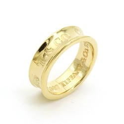 TIFFANY&Co. Tiffany 1837 Narrow Ring, K18YG, 750YG, Yellow Gold, Actual size: approx. 10.5