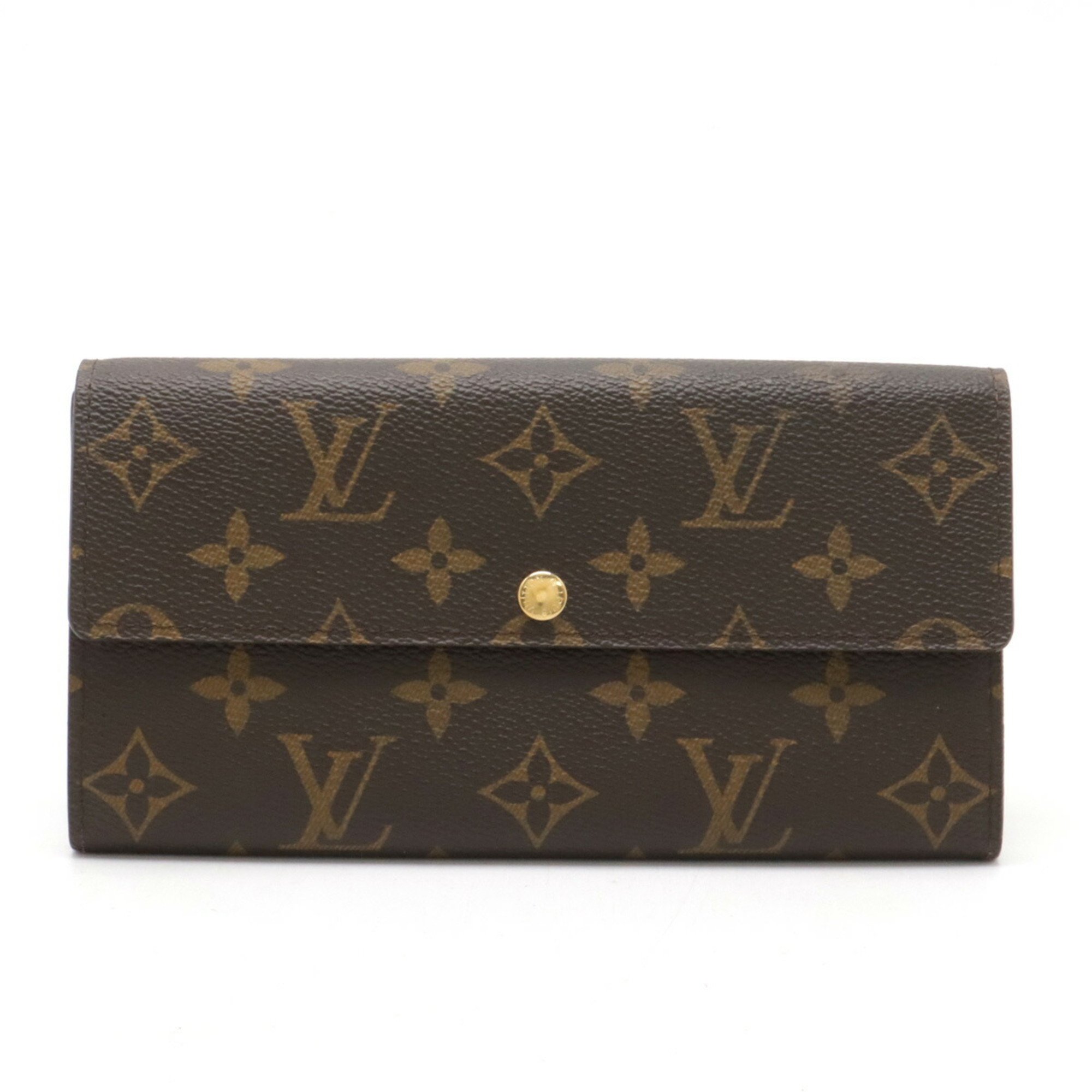 LOUIS VUITTON Louis Vuitton Wallet Monogram Fleuri Portefeuille Sarah Bi-fold Long Flower Motif Rose M60232