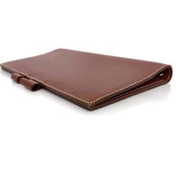 Hermes Planner Cover Agenda Brown ec-20270 Leather Box Calf □B Stamp HERMES Notebook Women's Men's