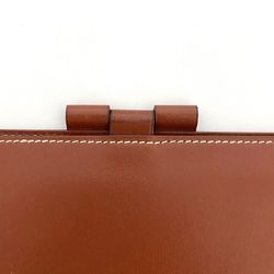 Hermes Planner Cover Agenda Brown ec-20270 Leather Box Calf □B Stamp HERMES Notebook Women's Men's