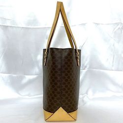 Celine Tote Bag Brown Beige Macadam ec-20358 PVC Leather CE00/15 CELINE Retro Women's