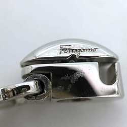 Salvatore Ferragamo Bracelet ec-21184 Silver Gancini Metal Rhinestone Women's