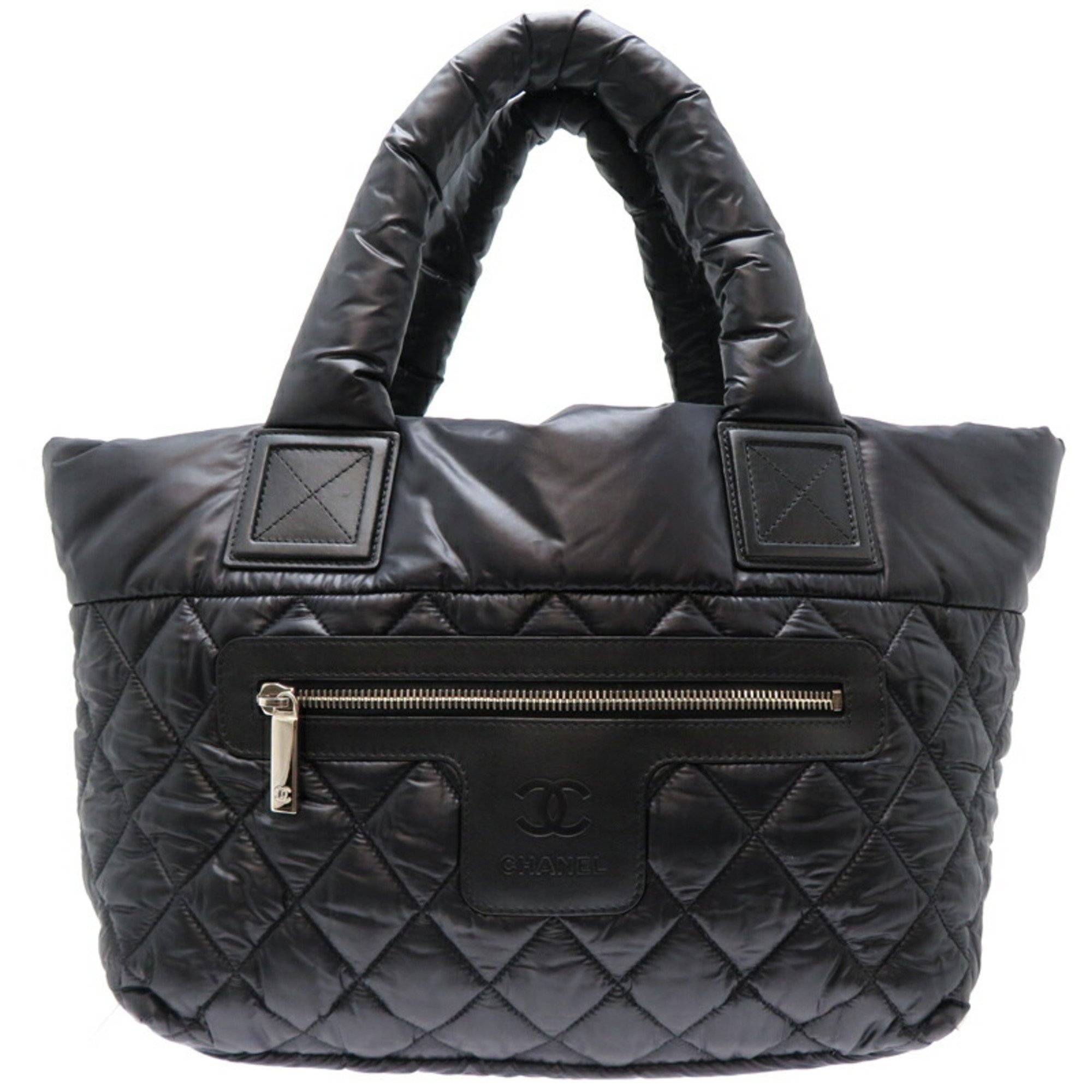 Chanel Coco Cocoon Ladies Tote Bag with Seal 8610 Nylon Black