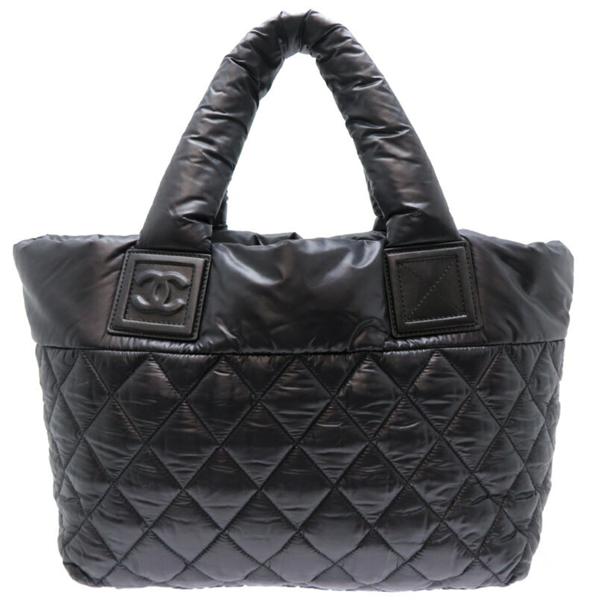 Chanel Coco Cocoon Ladies Tote Bag with Seal 8610 Nylon Black