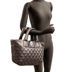 Chanel Coco Cocoon Ladies Tote Bag with Seal 8610 Nylon Black