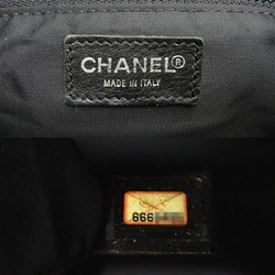 Chanel New Travel Line Women's Boston Bag Nylon Black