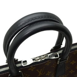 Louis Vuitton Porte-Document Jour Strapless Men's Handbag M40868 Monogram Macassar Brown