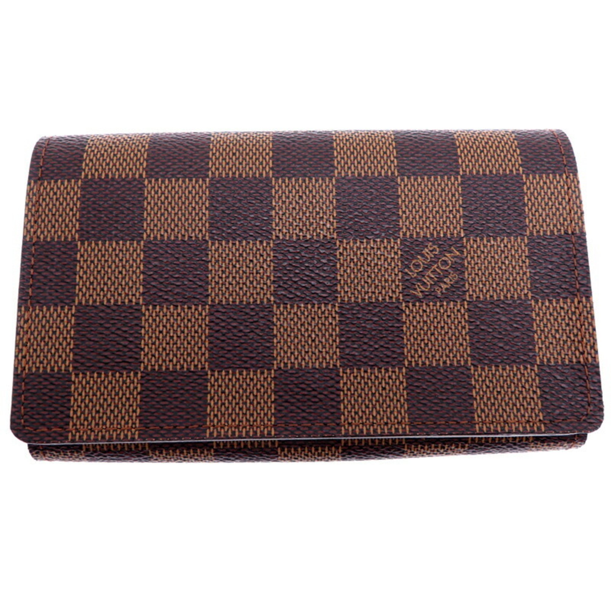 Louis Vuitton Porte Monnaie Women's and Men's Coin Case N61736 Damier Brown