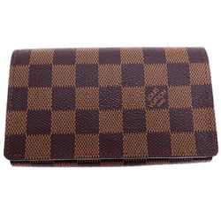 Louis Vuitton Porte Monnaie Women's and Men's Coin Case N61736 Damier Brown