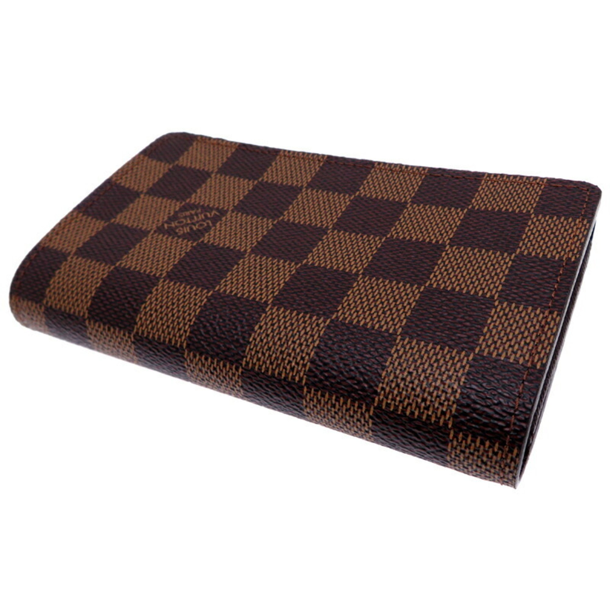 Louis Vuitton Porte Monnaie Women's and Men's Coin Case N61736 Damier Brown