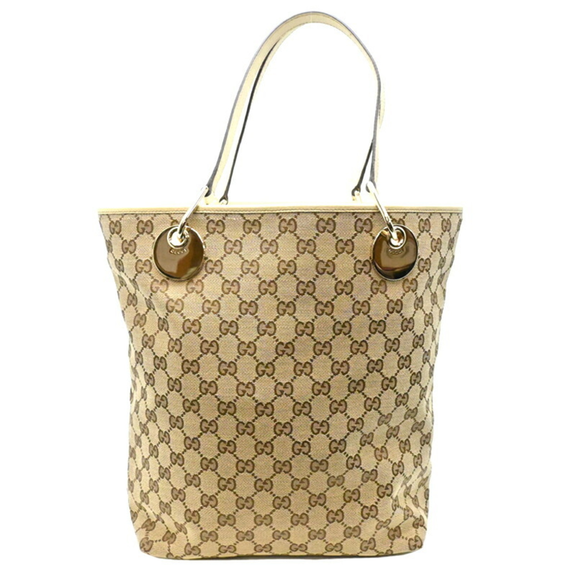 Gucci GG Canvas Women's Tote Bag 120836 Beige