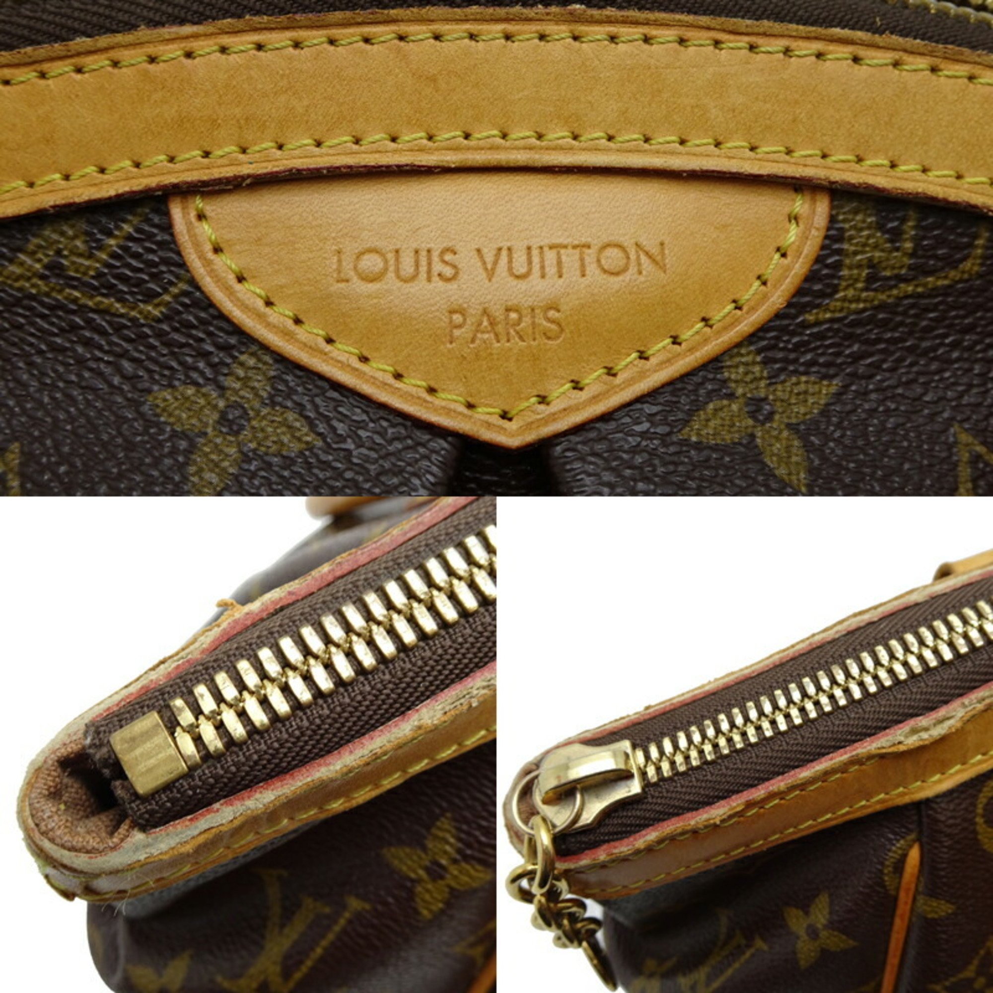 Louis Vuitton Tivoli PM Women's Handbag M40143 Monogram Brown