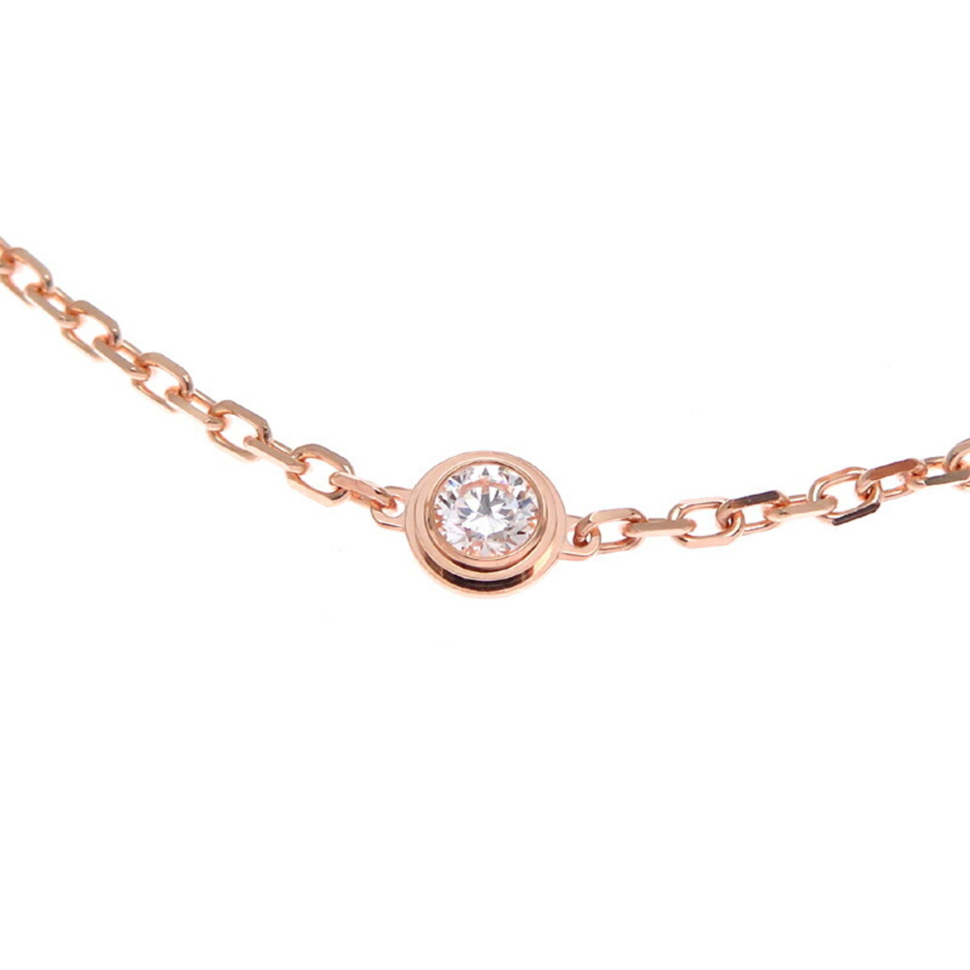 Cartier 0.09ct Diamond Amour Small Women's Bracelet B6040300 750 Pink Gold