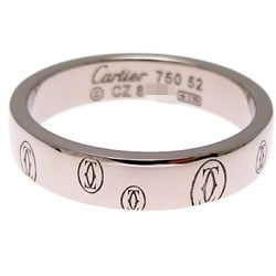 Cartier #52 Happy Birthday Ladies Ring B4050900 750 White Gold Size 12