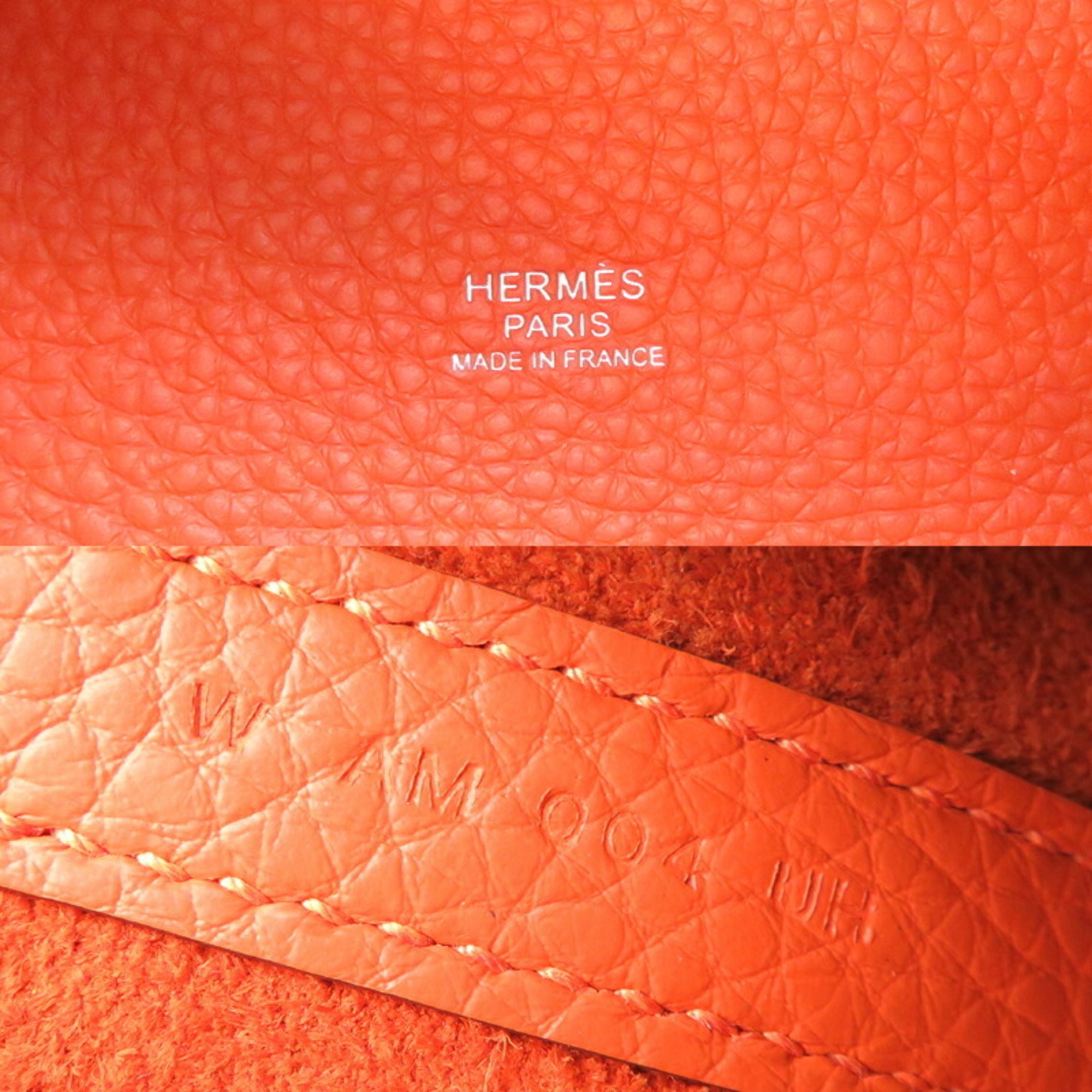 Hermes W stamp 2024 Picotin Lock PM Ladies handbag Taurillon Clemence Orange Anne