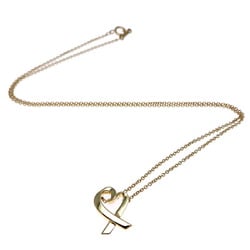 Tiffany Paloma Picasso Loving Heart Women's Necklace 750 Yellow Gold