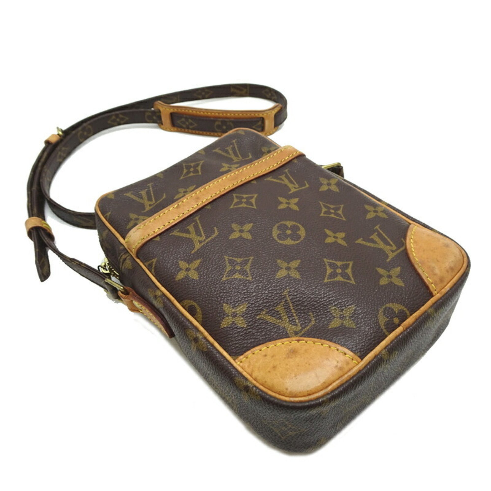 Louis Vuitton Danube Women's Shoulder Bag M45266 Monogram Brown