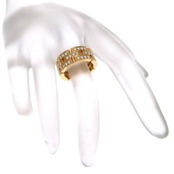 Cartier #48 Maillon Panthere Diamond Women's Ring, 750 Yellow Gold, Size 7.5