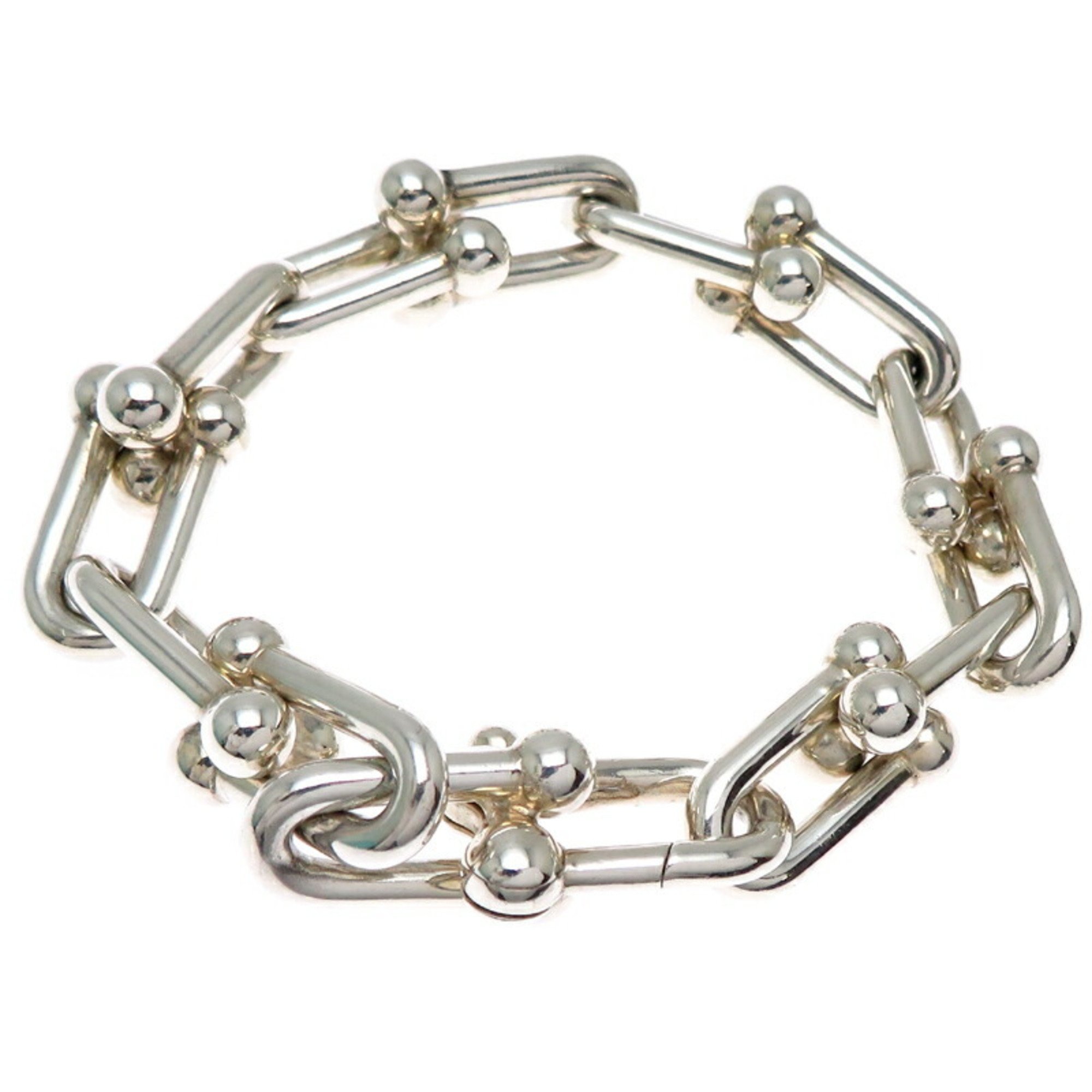 Tiffany SV925 Hardware Large Link Women's Bracelet in Silver 925