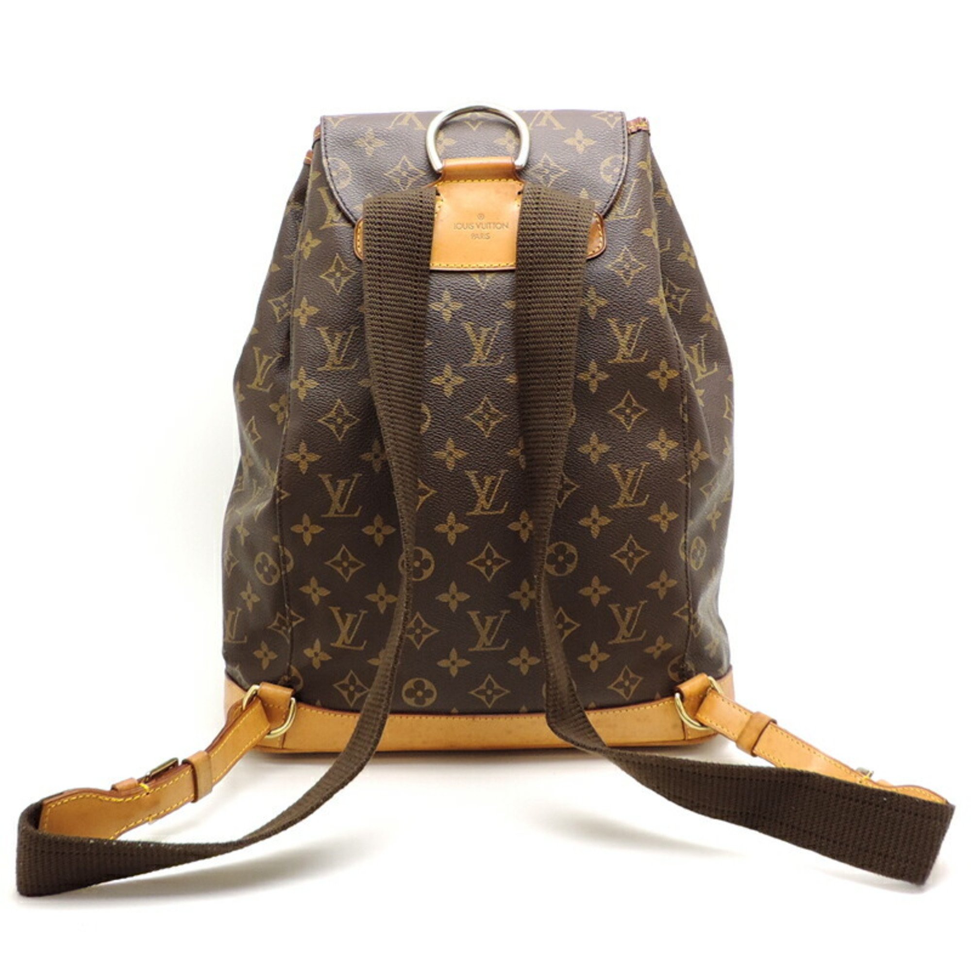 Louis Vuitton Montsouris GM Women's and Men's Backpack/Daypack M51135 Monogram Brown