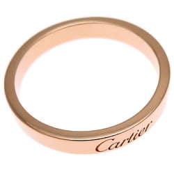 Cartier #57 Wedding Men's Ring, 750 Pink Gold, Size 17