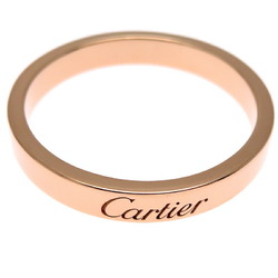 Cartier #57 Wedding Men's Ring, 750 Pink Gold, Size 17