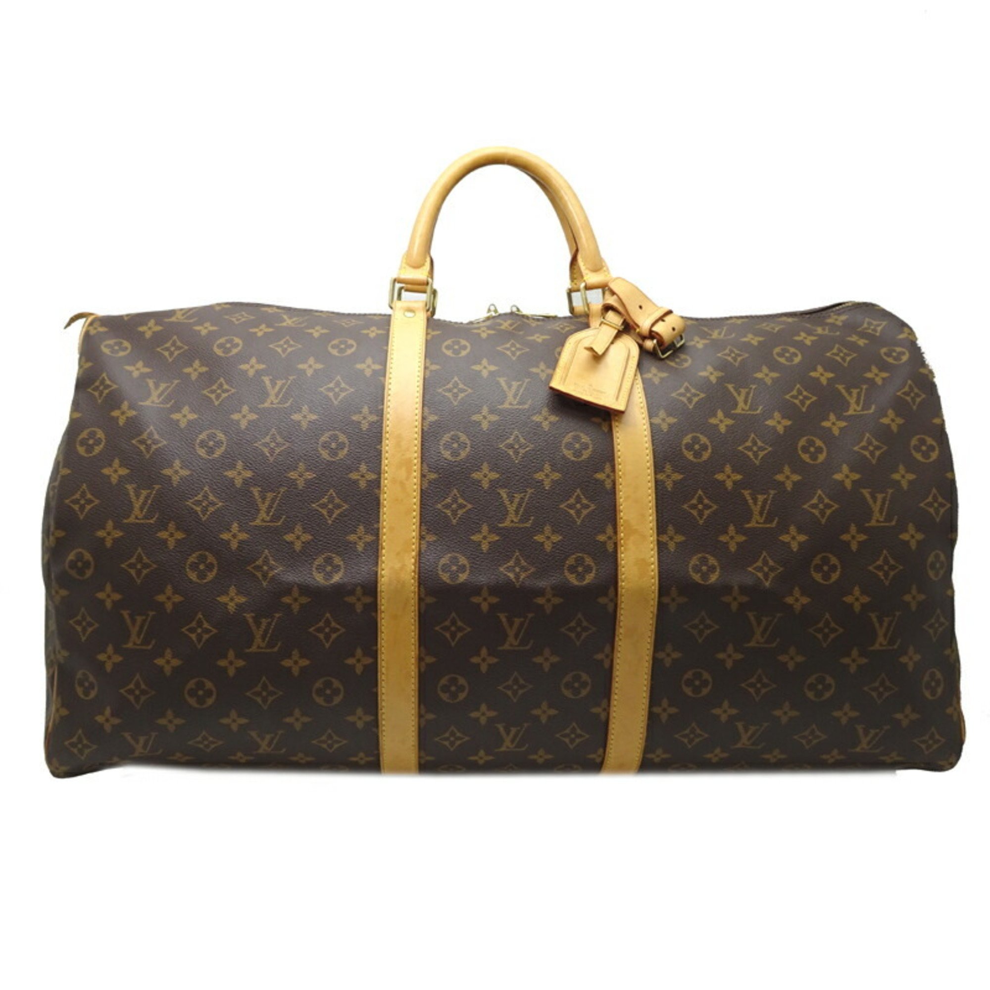 Louis Vuitton Keepall 60 Women's and Men's Boston Bag M41422 Monogram Brown